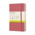 Daisy Pink Plain Hard Notebook Pocket