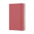 Daisy Pink Plain Hard Notebook Pocket