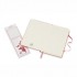Daisy Pink Plain Hard Notebook Pocket
