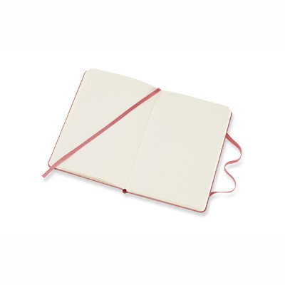 Daisy Pink Plain Hard Notebook Pocket