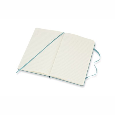 Reef Blue Ruled Hard Notebook Large