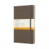 Earth Brown Ruled Hard Notebook Large