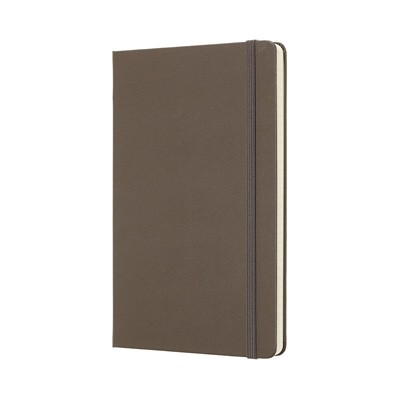Earth Brown Ruled Hard Notebook Large