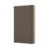Earth Brown Ruled Hard Notebook Large