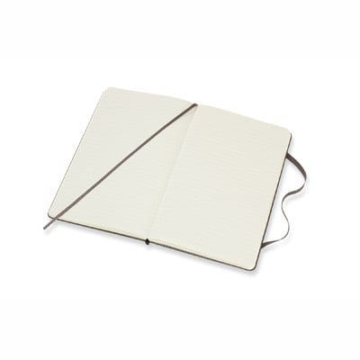 Earth Brown Ruled Hard Notebook Large