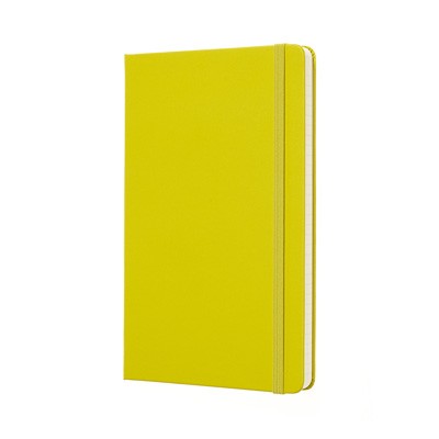 Dandelion Yellow Ruled Hard Notebook Large