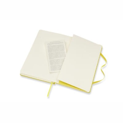 Dandelion Yellow Ruled Hard Notebook Large