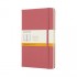 Daisy Pink Ruled Hard Notebook Large