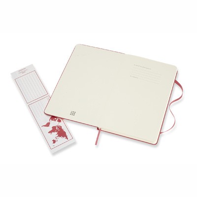 Daisy Pink Ruled Hard Notebook Large