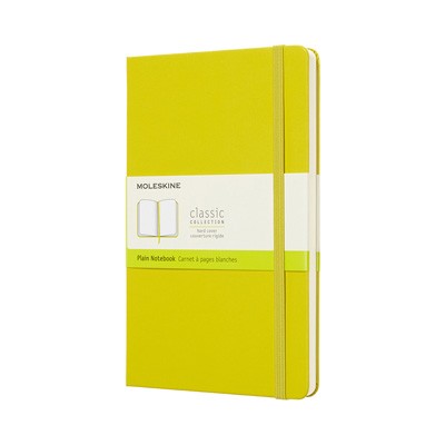 Dandelion Yellow Plain Hard Notebook Large