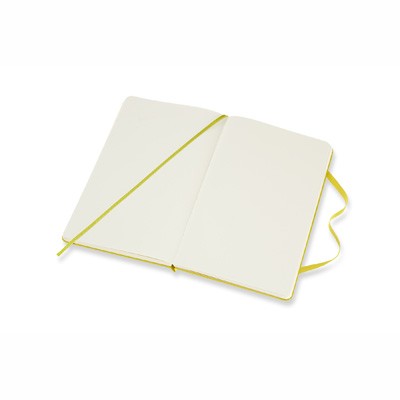 Dandelion Yellow Plain Hard Notebook Large