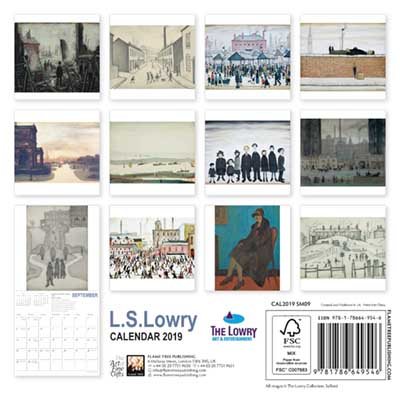 2019 L.s. Lowry Mini Wall Calendar (Calendar)