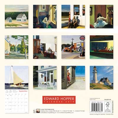 Edward Hopper Wall Calendar 2019 (Art Calendar) (Calendar)