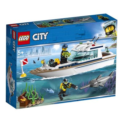 diving yacht lego