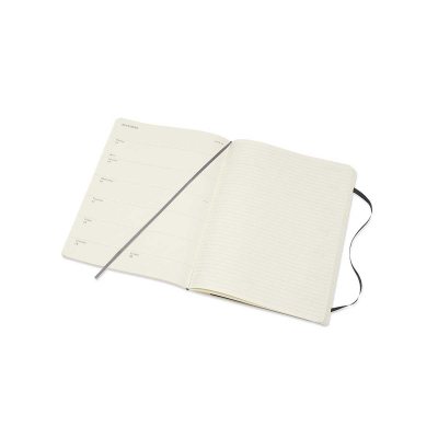 Black Weekly Soft Xlarge Diary 2019-2020 (Diary)