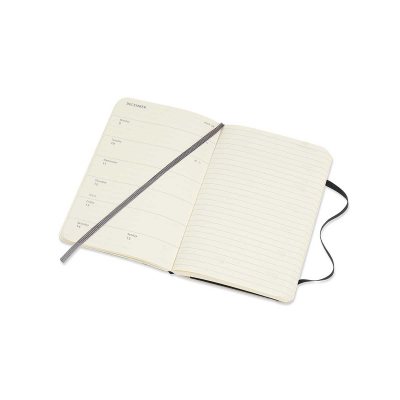Black Weekly Soft Pocket Diary 2019-2020 (Diary)