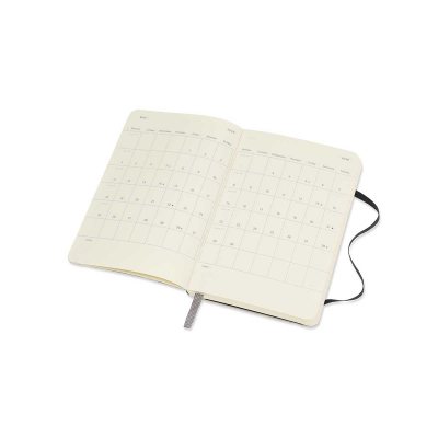 Black Weekly Soft Pocket Diary 2019-2020 (Diary)