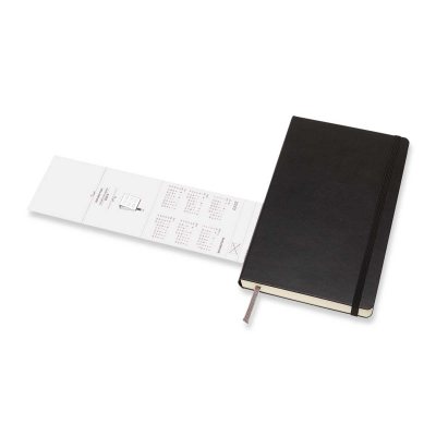 Black Daily Large Hard Diary 2020 (Diary)