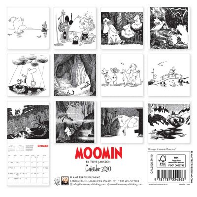 2020 Moomin By Tove Jansson Mini Wall Calendar (Calendar)