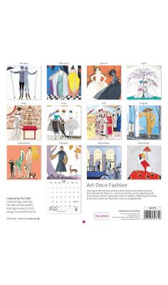 2020 Art Deco Prints Wall Calendar (Calendar)