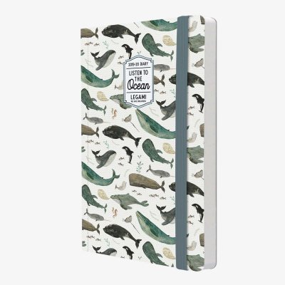 Whales Medium Desk Diary 2019-2020 (Diary)