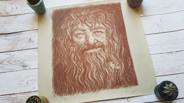 Hagrid by Jim Kay