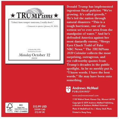 Trumpisms 2020 Day-to-Day Calendar (Calendar)