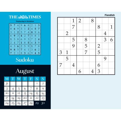 2020 The Times Sudoku Boxed Calendar (Calendar)