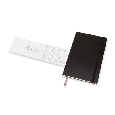 Black Weekly 18m Hard Large Diary 2020-2021 (Diary)