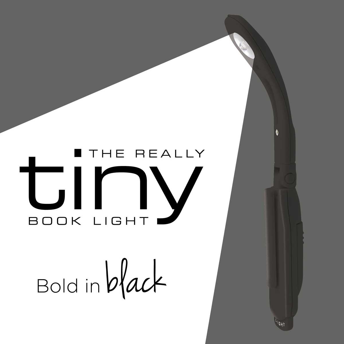 Really Tiny Book Light Black by That company called IF Waterstones