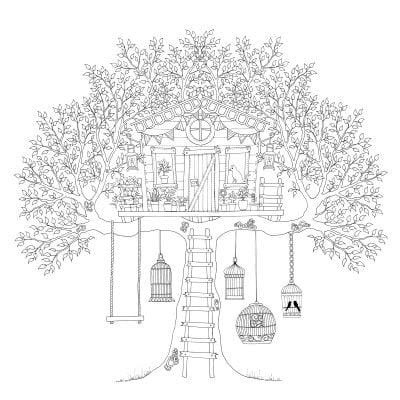 coloring pages of the secret garden