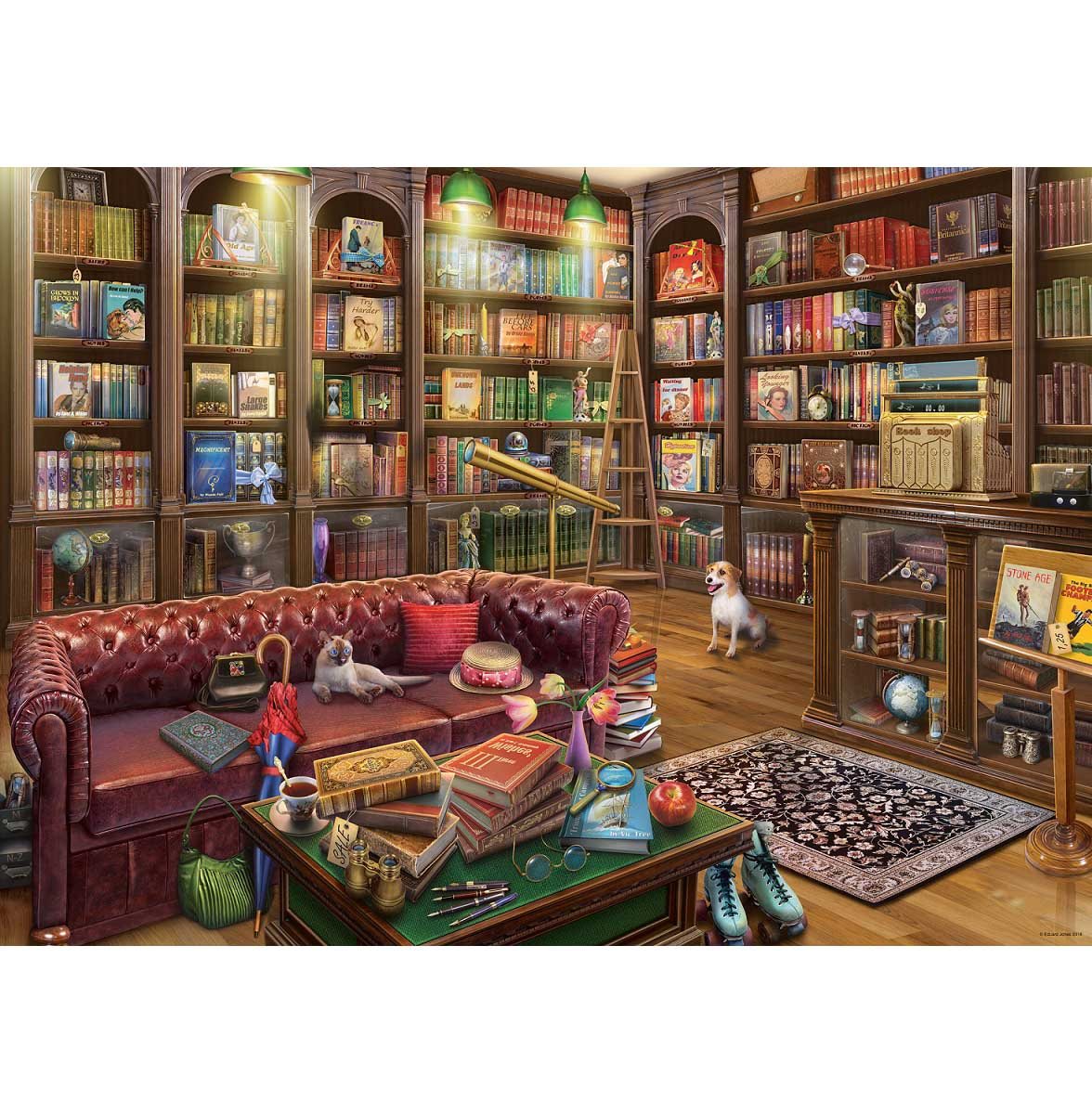 The Reading Room 1000 Piece Jigsaw Puzzle Waterstones