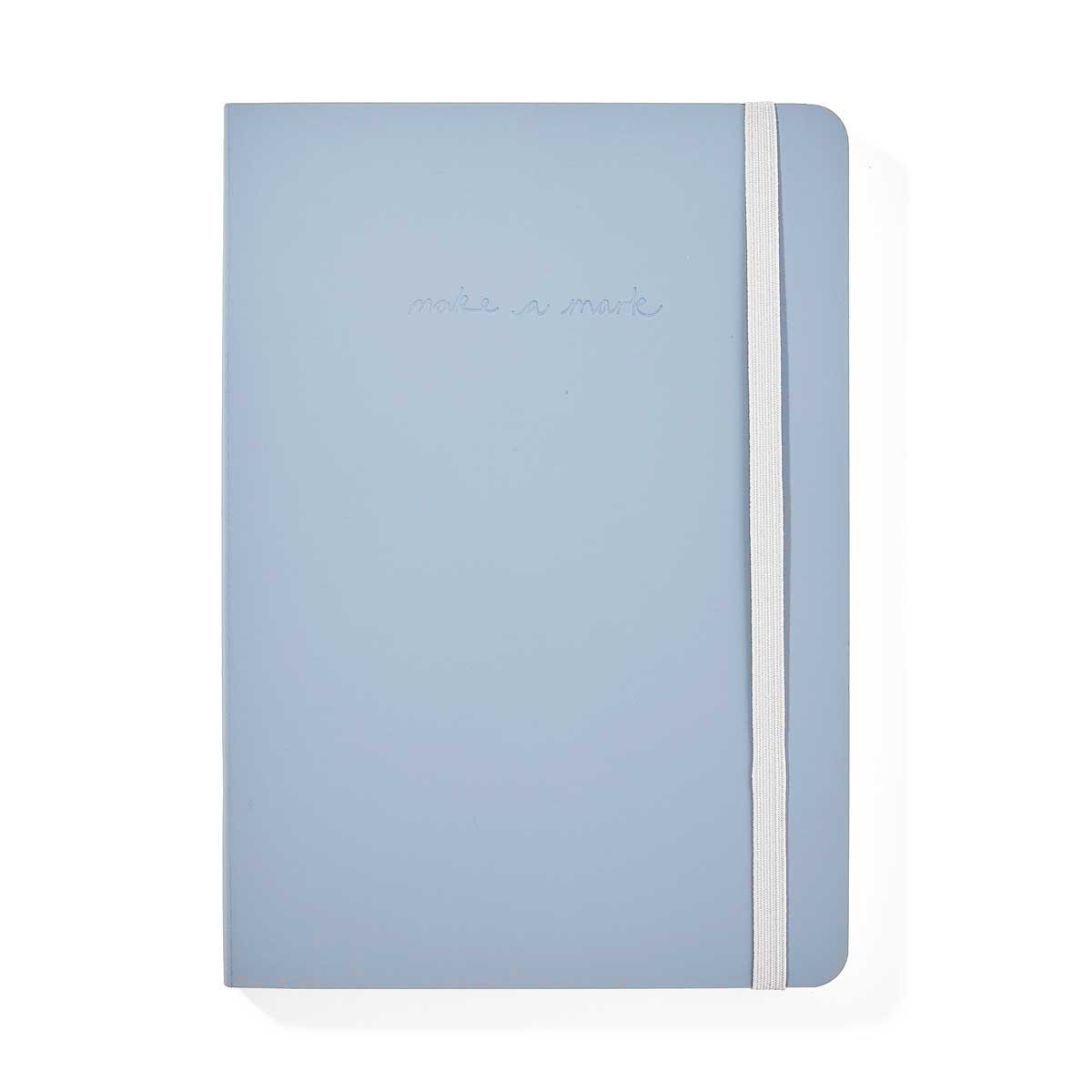 Dusty Blue Make Your Mark Notebook | Waterstones