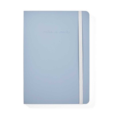 Dusty Blue Make Your Mark Notebook | Waterstones