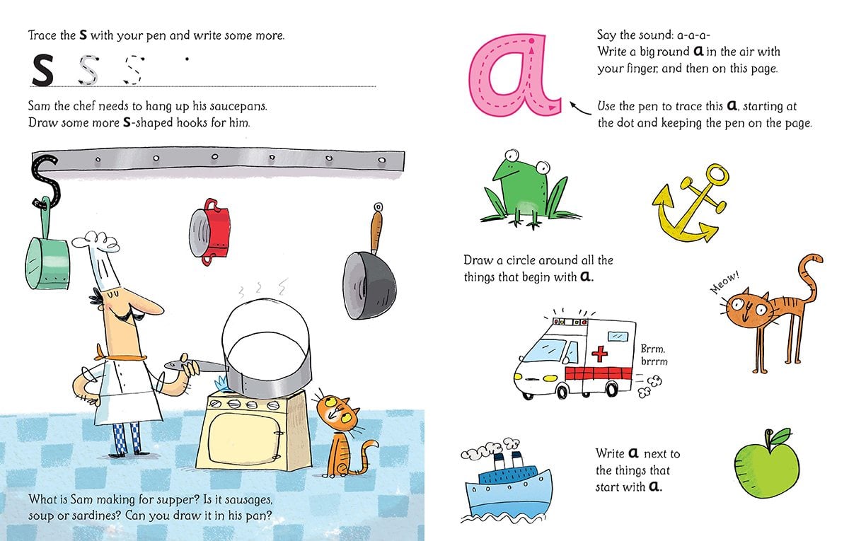 Wipeclean Phonics book 1 by Mairi Mackinnon, Fred Blunt Waterstones