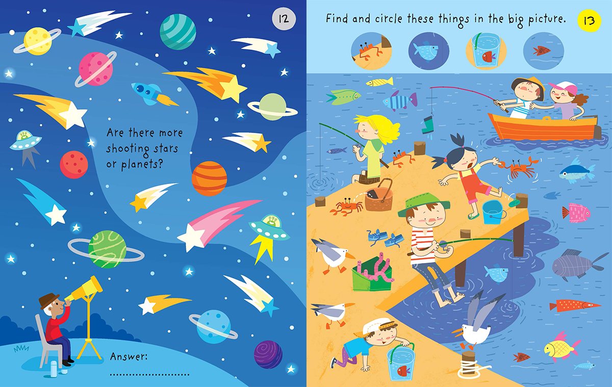 Little Children's Puzzle Pad by Kirsteen Robson, Sam Smith Waterstones