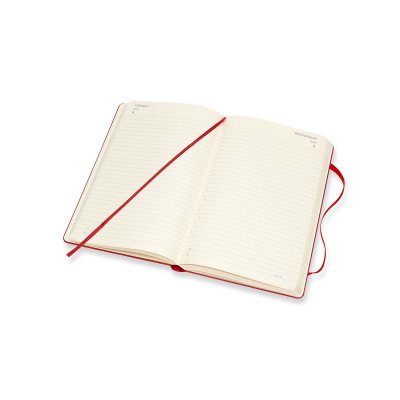 Red Large Daily Hard Diary 2021: Moleskine (Diary)