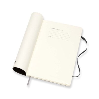 Black Large Weekly Soft Diary 2021: Moleskine (Diary)