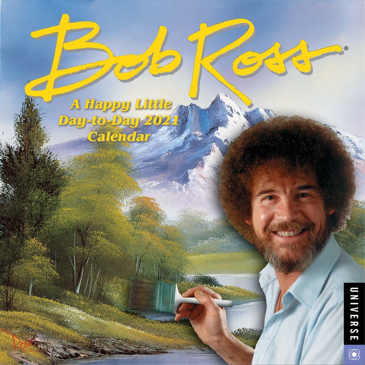 2021 Bob Ross A Happy Littleboxed Calendar Waterstones