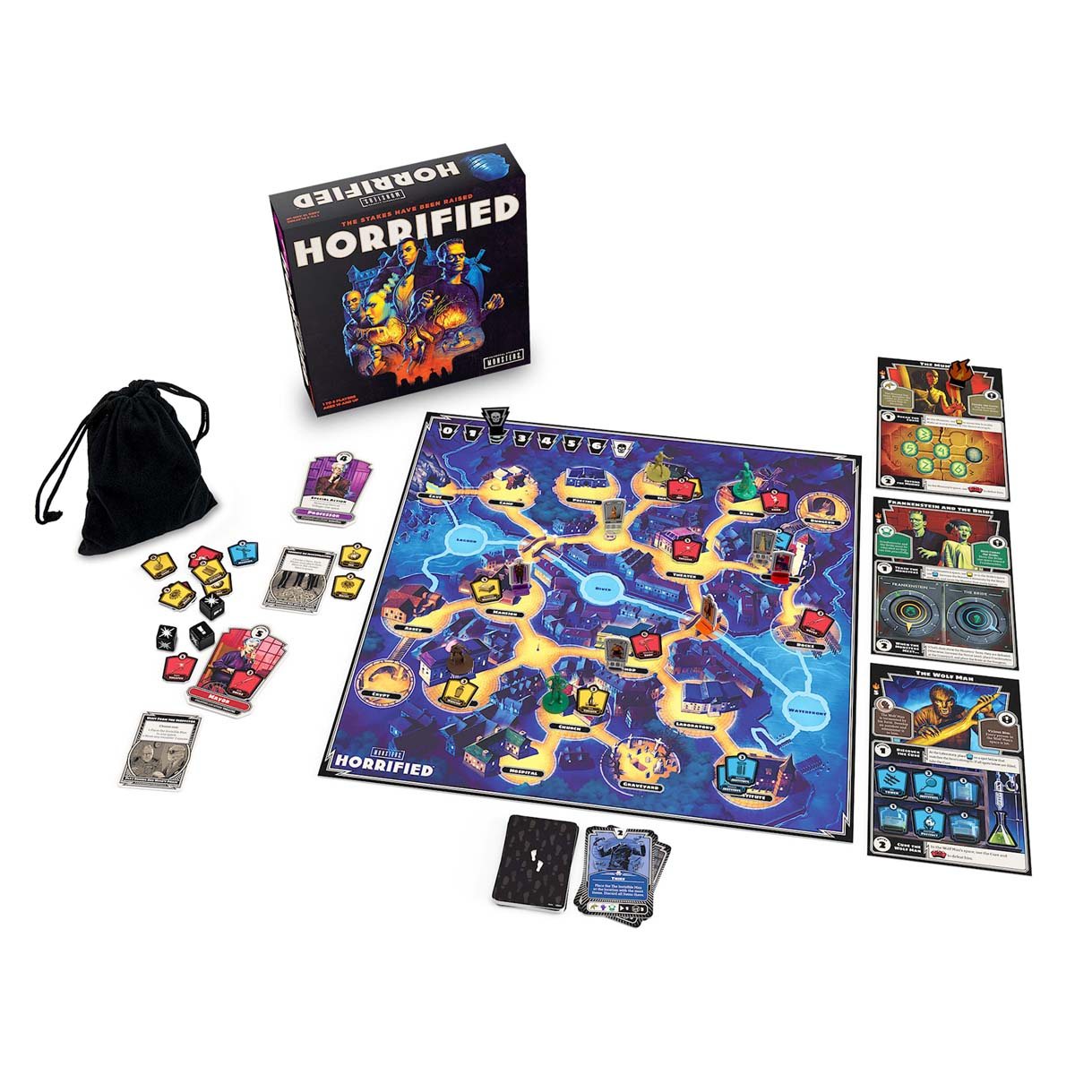 Horrified Monsters Board Game  Waterstones