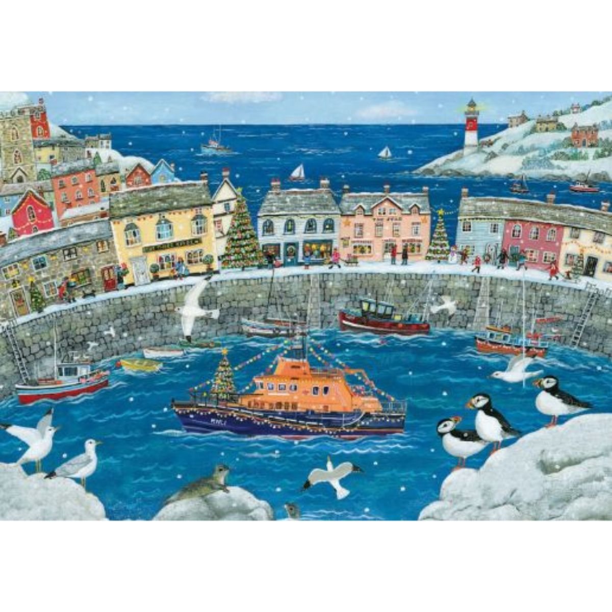 Lifeboats Assortment Charity Box X20 Christmas Cards | Waterstones