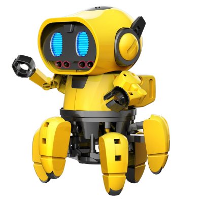 yellow robot toy