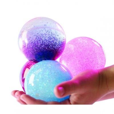 glitter water ball