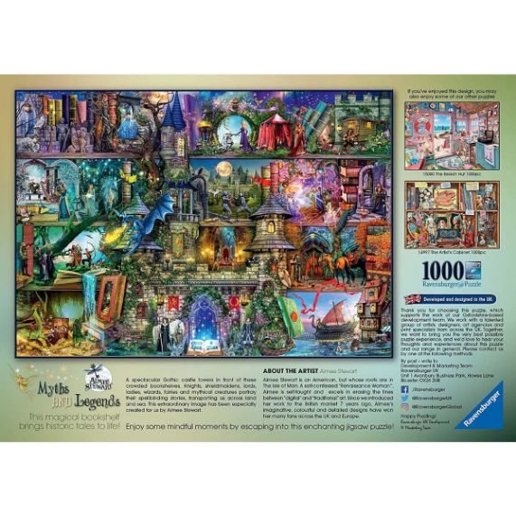 Myths & Legends 1000 Piece Jigsaw Puzzle Waterstones