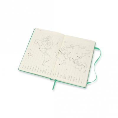 Ice Green Large Weekly Hardcover 18 Month Diary 2021-2022 (Diary)