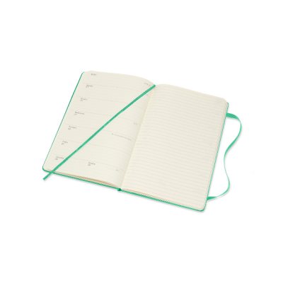 Ice Green Large Weekly Hardcover 18 Month Diary 2021-2022 (Diary)