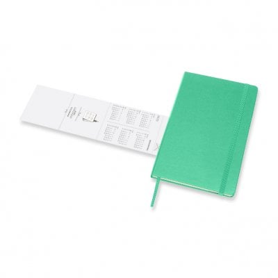 Ice Green Large Weekly Hardcover 18 Month Diary 2021-2022 (Diary)