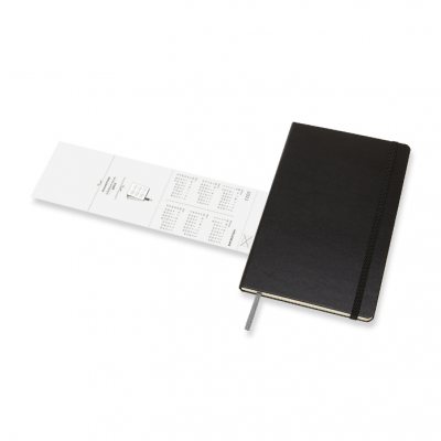 Black Large Weekly Hardcover 18 Month Diary 2021-2022 (Diary)