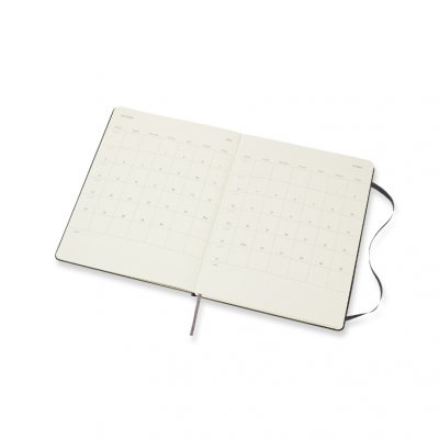 Black XL Weekly Hardcover 18 Month Diary 2021-2022 (Diary)