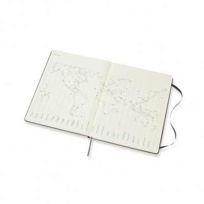 Black XL Weekly Hardcover 18 Month Diary 2021-2022 (Diary)